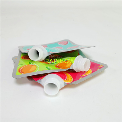プラスチック注文の液体のフルーツ ジュースの飲み物の包装の口の袋の上のBeapakの再使用可能な立場