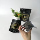ロゴのホイルの雑草の種のマイラーのジッパーのDoypack光沢のある袋を包む注文のプラスチック袋
